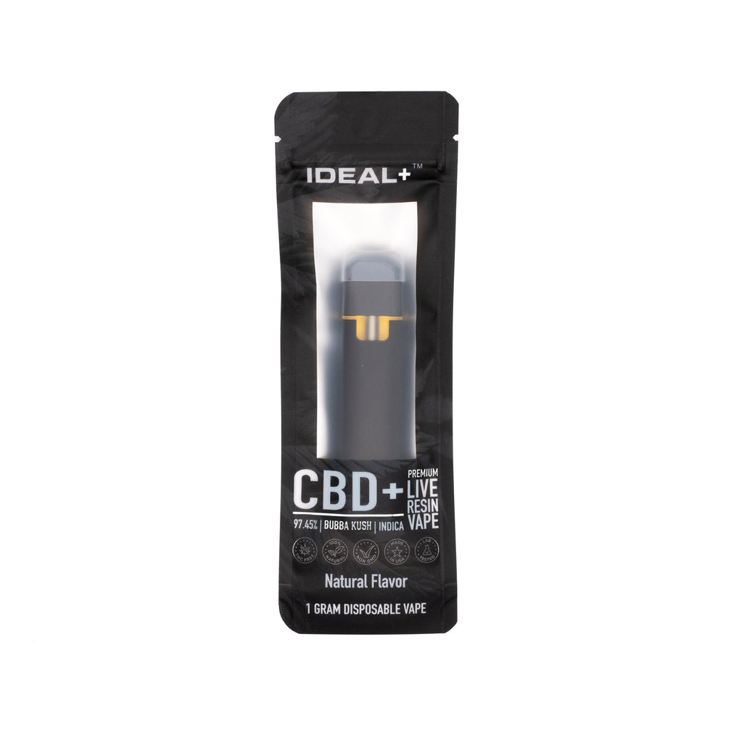 Bubba Kush 97.45% CBD Disposable Vape - Natural