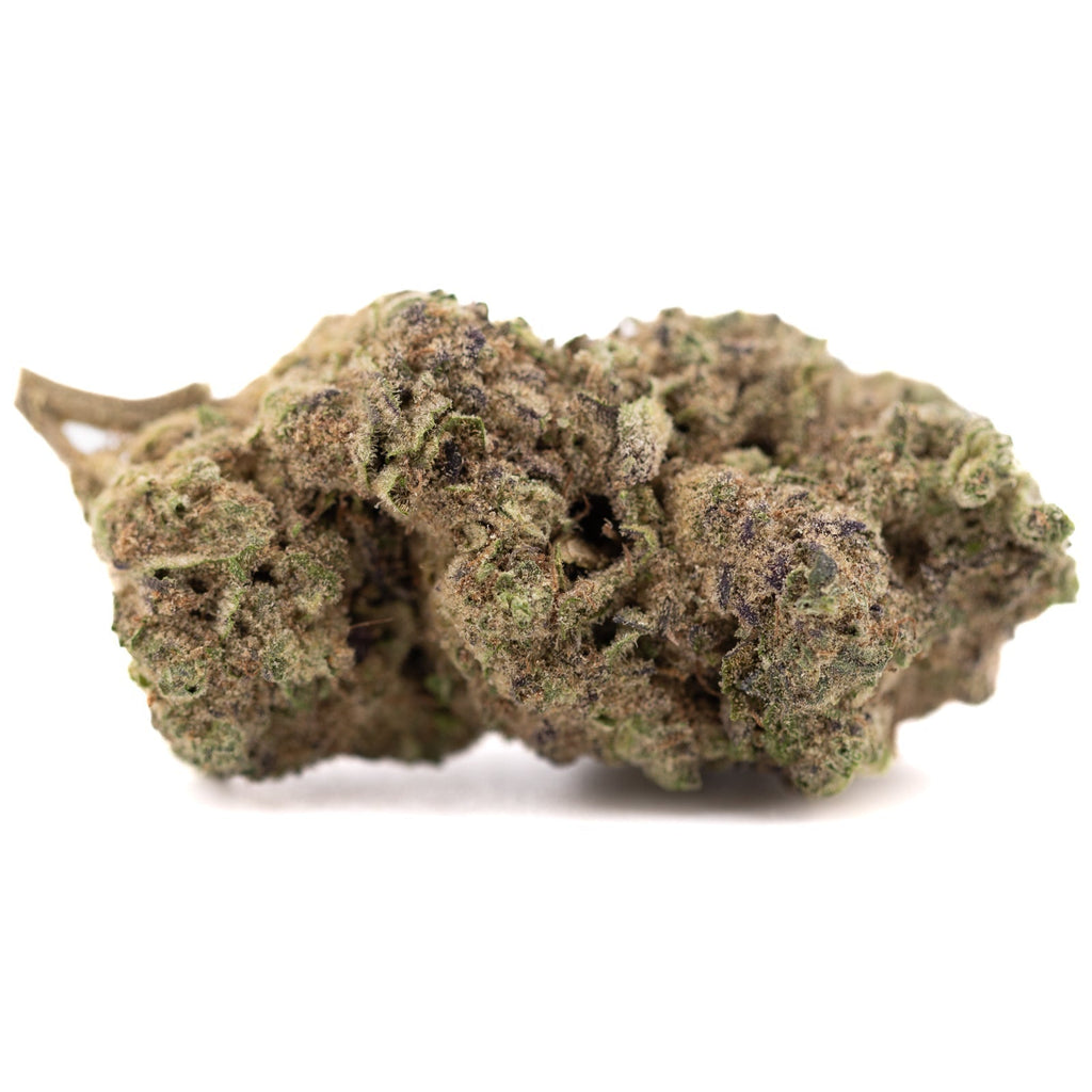Gas Monkey hemp flower with dense trichomes and vibrant green hue for wholesale sale